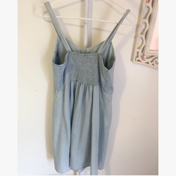 Cute denim blue dress with buttons small - Picture 2 of 3